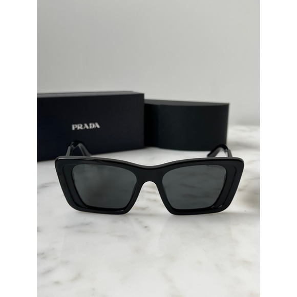 NEW Prada PR08YS Sunglasses in Black - Picture 7 of 10